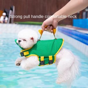 Dog Life Jacket Dog Life Vest för medelstora och stora hundar Badkläder Pet Life Jacket Buoyancy Suit for Swimming Pet Apparel 240411