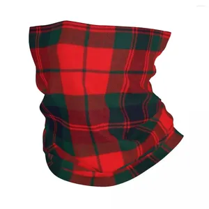 Berets Scottish Stripes Pattern Bandana Neck Cover Printed Magic Scarf Multifunction Cycling Hiking Fishing Unisex All Season