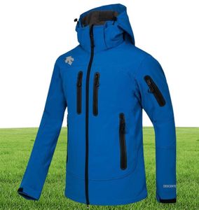 The Men Te Softshell Jacket Coat Men Men Outdoors Sports Coats Men Ski caminhada pelo vento para fora do inverno