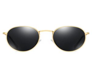 Peekaboo Retro Round Sunglasses Men UV400 2019 Summer Polarized Sun Glasses Male Driving Metal Frame Gold Black Green Y2006196962633