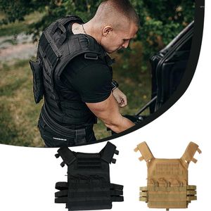 Hunting Jackets Plate Carrier Vest For Outdoor Shooting Games Lightweight And Durable Tactical Black