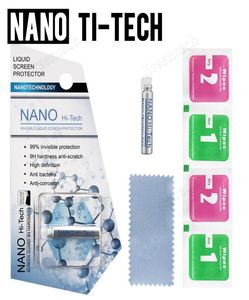 1 ml de nano líquido Tecnologia Protetor de tela de vidro 3d aresta curva Anti -arranhado Filme de vidro temperado para iPhone x 7 8 Plus Samsung S82938398