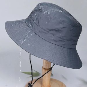 Waterproof Fisherman Hat Women Summer Sun AntiUV Protection Hats Outdoor Camping Hiking Mountaineering Fishing Caps Men 240403