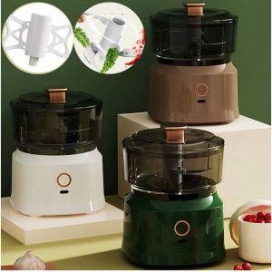 Liquidificador Electric Chopper Carne Grinder Redução recarregável USB para o Processador de Alimentos Auxiliares da Cozinha Processador de Alimentos Aceto Caso