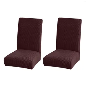 Stol täcker 2 pack matsal slipcovers slipcover stretch för el