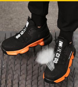 Safety PunctureProof Boots Fashion Indestructible Footwear Breathable Wrok Shoes Men New Work Sneakers Steel Security 2010195142125