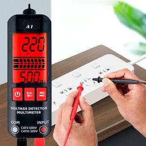 Handheld Digital Multimeter Tester A1 Fully Automatic Multimeter 2000 Counts Smart Multimeter Battery-operated Universal Meter