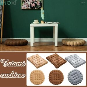 Pillow Japanese Tatami Biscuit Bedroom Office Chair Seat Pad Decorative Cookie Back Sofa Home