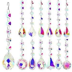 Garden Decorations Sun Catchers With Crystals Hanging Suncatchers For Windows AB Prisms Chandeliers Glass Pendant Beads