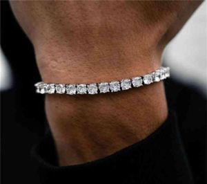 CZ Tennisarmband för kvinnor Män utsökt Fashion Charm Braclet Chain Hip Hop -armband No Fade Jewelry2782375