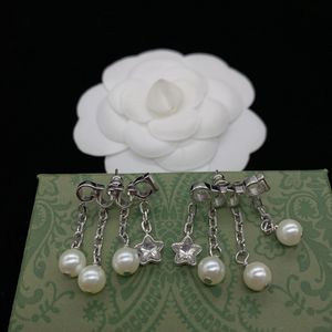 Örhängen smycken ny g studhänge pärldesigner örhängen presentdesigner för kvinnor och lärardag