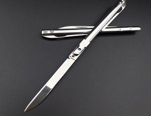 Paslanmaz çelik kalem cep katlanır bıçaklar açık edc aracı mini taşınabilir taktik bıçak hayatta kalma kadınlar için kendini savunma9440746