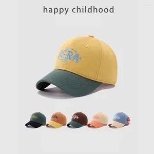 Ball Caps Fashion's Fashion Baseball Cap Spring and Autumn Boy Personality Handome Girls Girls Sun Shade Capone