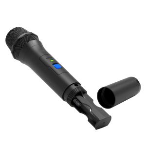 Tillbehör Trådlös mikrofonmikrofon för Switch PS5 PS4 Xbox One Wii U PC Karaoke Game Högkvalitativ plastmetallmikrofon med mottagare