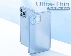 Für iPhone pp mattes Handy -Hüllen 03mm Ultra dünn schlank transparent frosted flexibler Hülle Abdeckung 14 13 12 Mini 11 Pro Max X XS X5507142