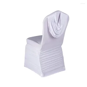 Pokrowce na krzesła pomarszczone z zagęszczoną górną zasłoną elastyczną okładkę dla El Restaurant One Piece Weddings