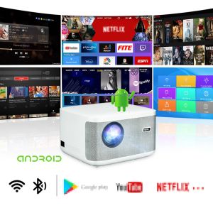 WZATCO A20 Digital Focus 32GB Smart Android WIFI Full HD 1920*1080P LED Projector Video Proyector Home Theater Cinema LCD Beamer