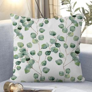 Pillow Hidden Zipper Cover Throw