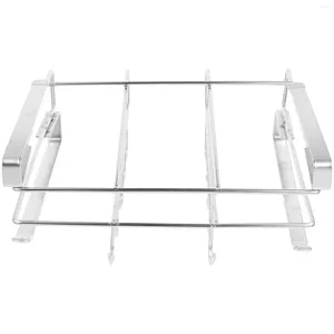 Gancio di tazze di stoccaggio cucina ganci per organizzatore di armadi da cucina rack inossidabile in acciaio inossidabile sotto tazze scaffale a supporto spaziale