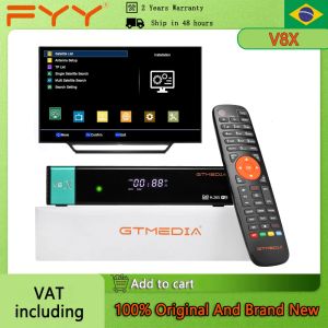 Finder Ship From Spain GT MEDIA V8X 1080P DVBS/S2/S2X Satellite TV Receiver/Receptor Decoder Supports CA Card M3U Built in 2.4G wifi