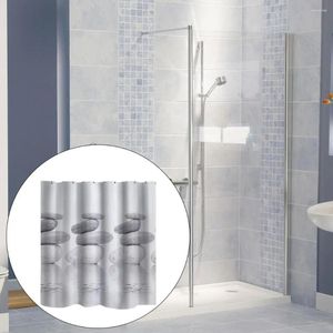 Shower Curtains Curtain Watercolor Heavy-Duty Stone Bathroom Polyester Fabric Bathtub Screen Toilet El