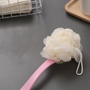 Scrub Brush Double Sided Detachable Long Handle Back Scrubber Detox Skin Care Routine Long Handle Brush Soft Fur Durable