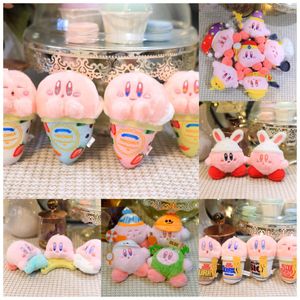 Cute Star Kabi Doll Machine Doll Kuromi Plush Toychain Torgente a sospensione Gift Holiday Birthday Children's Coppia Golon Borsa Regante Anime Sanei Kirby