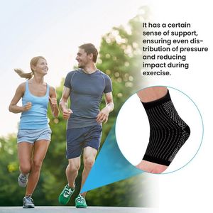 Ankle Support Sleeve Unisex Sports Foot Support Ankle Socks Open-Toe Design Sports Equipment For Soccer Hiking Cycling And