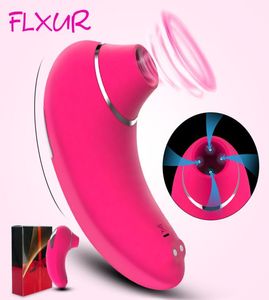 Flxur Sucker Vibrator сосок сосание вибрации минет стимулятор клитора эротический силиконовый секс -игрушки для женщин мастурбатор Y29761868