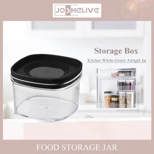 Storage Bottles 220/520ml Small Box Sealed Food Containers With Lid Kitchen Fridge Organizer Nuts Fruit Jar Rice Bucket