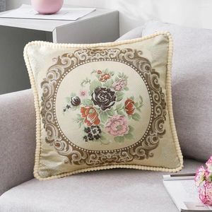 Pillow Stylish Sofa Cover Polyester Case Embroidery 45x45cm Light Luxury Embroidered Decorative