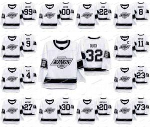 2022 Los Angeles Kings 90s Era Heritage Jerseys 32 Jonathan Quick Anze Kopitar Dustin Brown IAfallo Doughty Campbell Kovalchuk Turcotte4989430