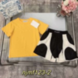 Women's T-shirt Boys Girls Summer Suit Round Neck Short Sleeved with Mesh Black White Shorts for Casual Fashion