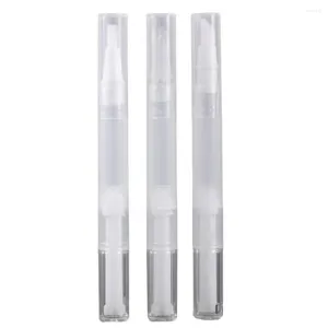 Storage Bottles Tool Cuticle Oil Applicator Rotating Repacking Vacuum Pen Transparent Twist Empty Nail Travel Cosmetic Container