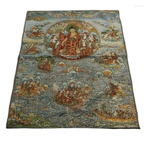 Figurine decorative Thangka Painting Immagine sospesa di Maitreya Buddha Statue Guanyin Sakyamuni Manjusri Pasa Salone 25