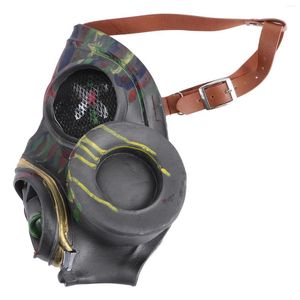 Geschenkverpackung Halloween Kostümgasmaske Steampunk Cool Cosplay Requisiten beängstigende Masken gruselig