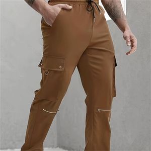 Erkek açık kargo pantolon hafif taktik pantolon yürüyüş jogger klasik fit çoklu cep spor iş pantolon marka giyim