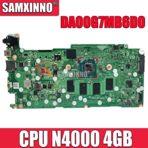 Motherboard For HP Chromebook X360 14bCA Laptop PC Motherboard L85673001 Intel N4000 4GB 32GeMMC DA00G7MB6D0 Notebook Mainboard