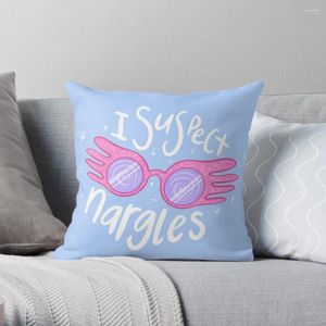 Kudde Jag misstänker Nargles - Lovegood Throw Custom Christmas Pillows SOFA -omslag för vardagsrum