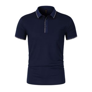 2024 New Summer Men Golf Shirts Golf Wear Casual Short Sleeve BreathableHigh Quality Men's Polo T Shirt Tops Customized image