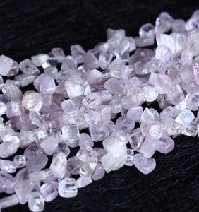 Discount Whole Natural Genuine Purple Pink Kunzite Spodumene Nugget Loose Beads Form 810mm Fit Jewelry 16quot 053453750554