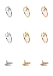 Yeni yüksek kaliteli tasarımcı tasarımı titanyum yüzüğü klasik takı erkek ve kadın çift yüzük modern stil band223x9857276
