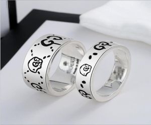 Retro skull imp student ring ancient family love fearless love closed lovers men and women alike3877511