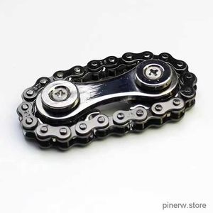 Cabas de brinquedo descompressivas Flywheel FingertiP Gyro Fidget Spinner Ansiedade Ansiedade de Metal Bike Cader