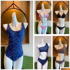 Kvinnors badkläder baddräkter designer baddräkt bikini kostym y simma en bit vintage tryckt blommig snabbtorkning solskydd polyes dhiwn