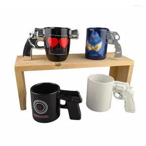 Tasse Pistol Grip Coffee Tasse Elektroplattierte Tasse Keramik Amazon verkaufen