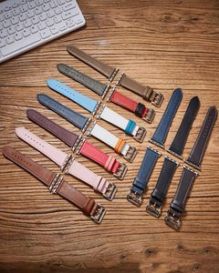 Läderrem för Apple Watch Bands Series 1 2 3 4 5 för IWATCH -rem 42mm 38mm 40mm 44mm9482982