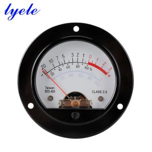 Amplifiers Lyele Audio SD65 Vu Meter Retro Voltmeter with Backlight Power Meter AC/DC12V16V for Tube Amplifier Hifi Amplifier