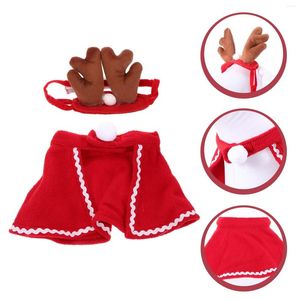 Dog Apparel Small Costume Clothes For Antlers Reusable Cat Cloak Xmas Festival Cape Party Accessory