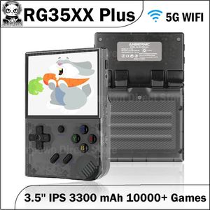 Anbernic RG35XX Plus 3,5 IPS 5G WiFi Linux Portable Handheld Game Players 3300MAH RG35XXPLUS VIDEO SPEL CONSOLE 10000 SPEL 240410